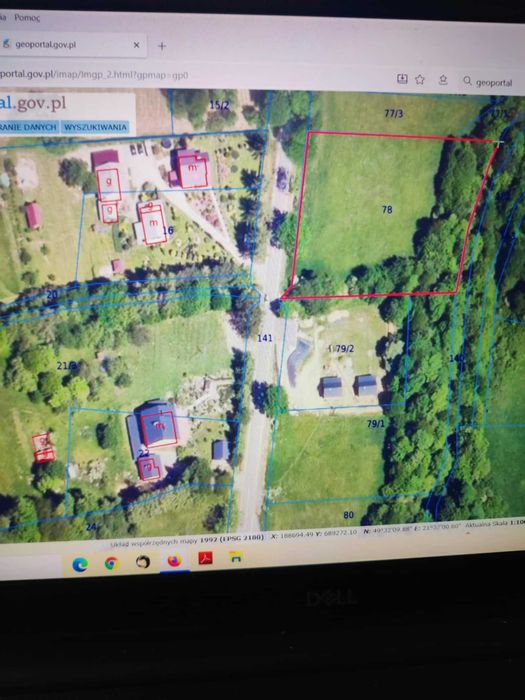 Piękna działka Chyrowa