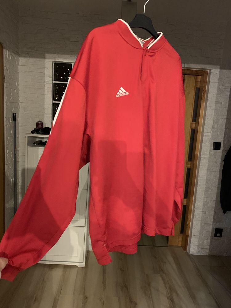Bluza adidas czerwona