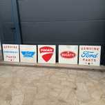 Reclames antigos em chapa
