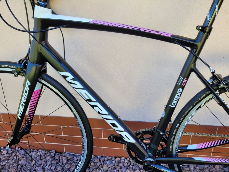 Rower szosowy MERIDA RIDE 400 LAMPRE * Shimano 105 2x11 * Fulcrum *M/L
