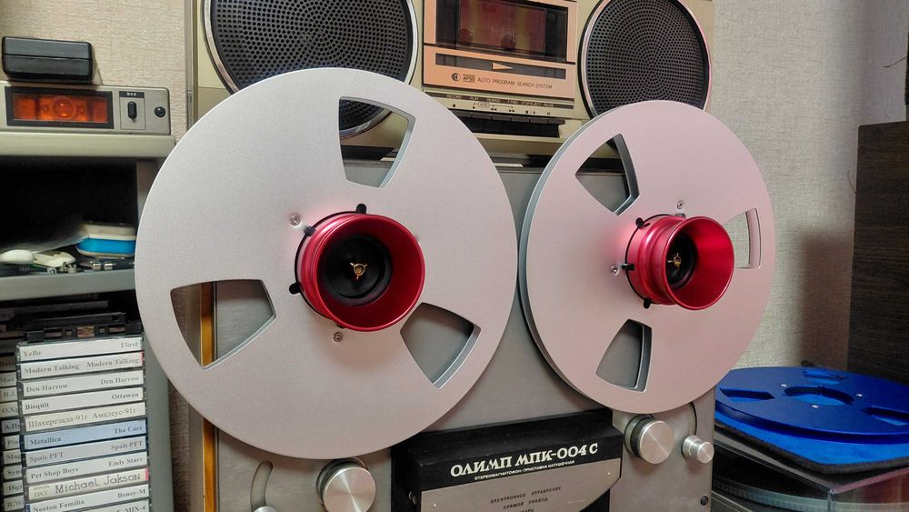 Катушки для магнитофона алюминивые 26,5 под набы NAB