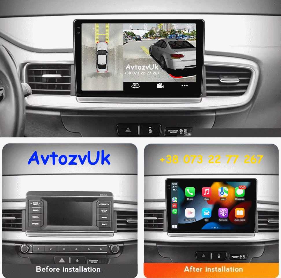Магнитола CEED Kia CEE"D GPS USB DVD Кіа Циид Сиид CarPlay Android 14