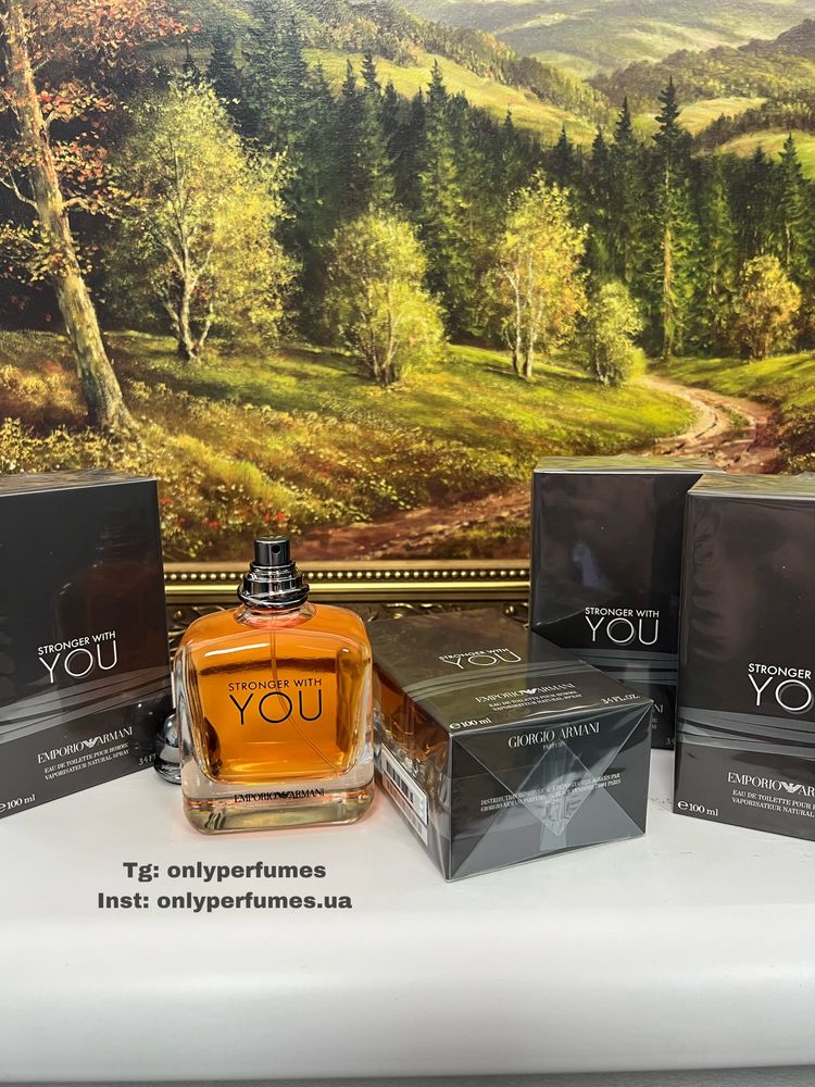Духи чоловічі Armani Stronger With You. Армани Стронгер Виз ю 100 мл