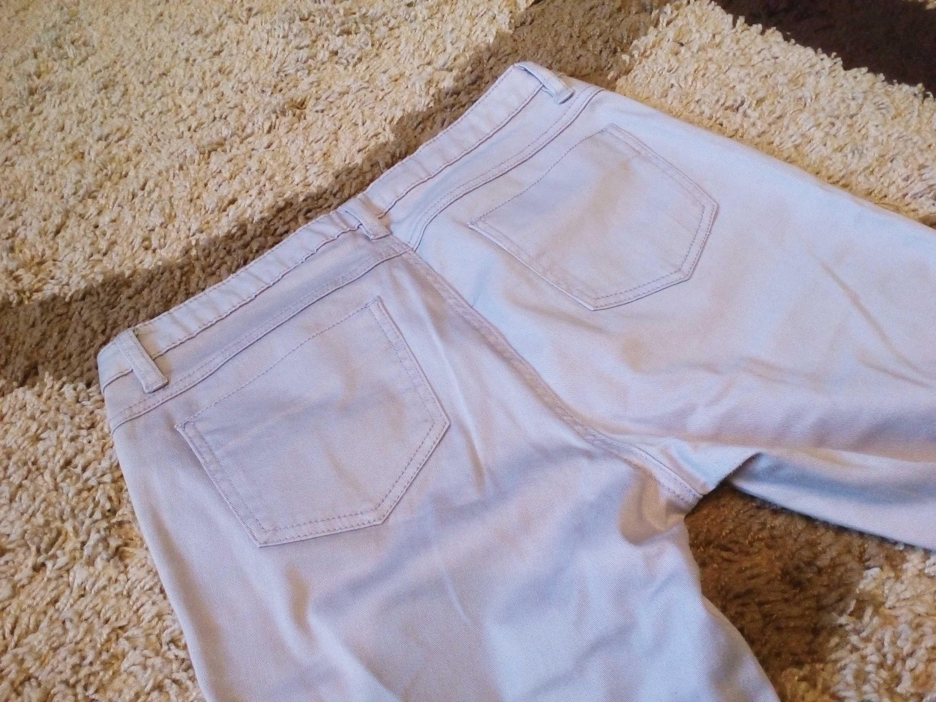 Spodnie damskie, rozmiar L, fioletowe, Mohito.