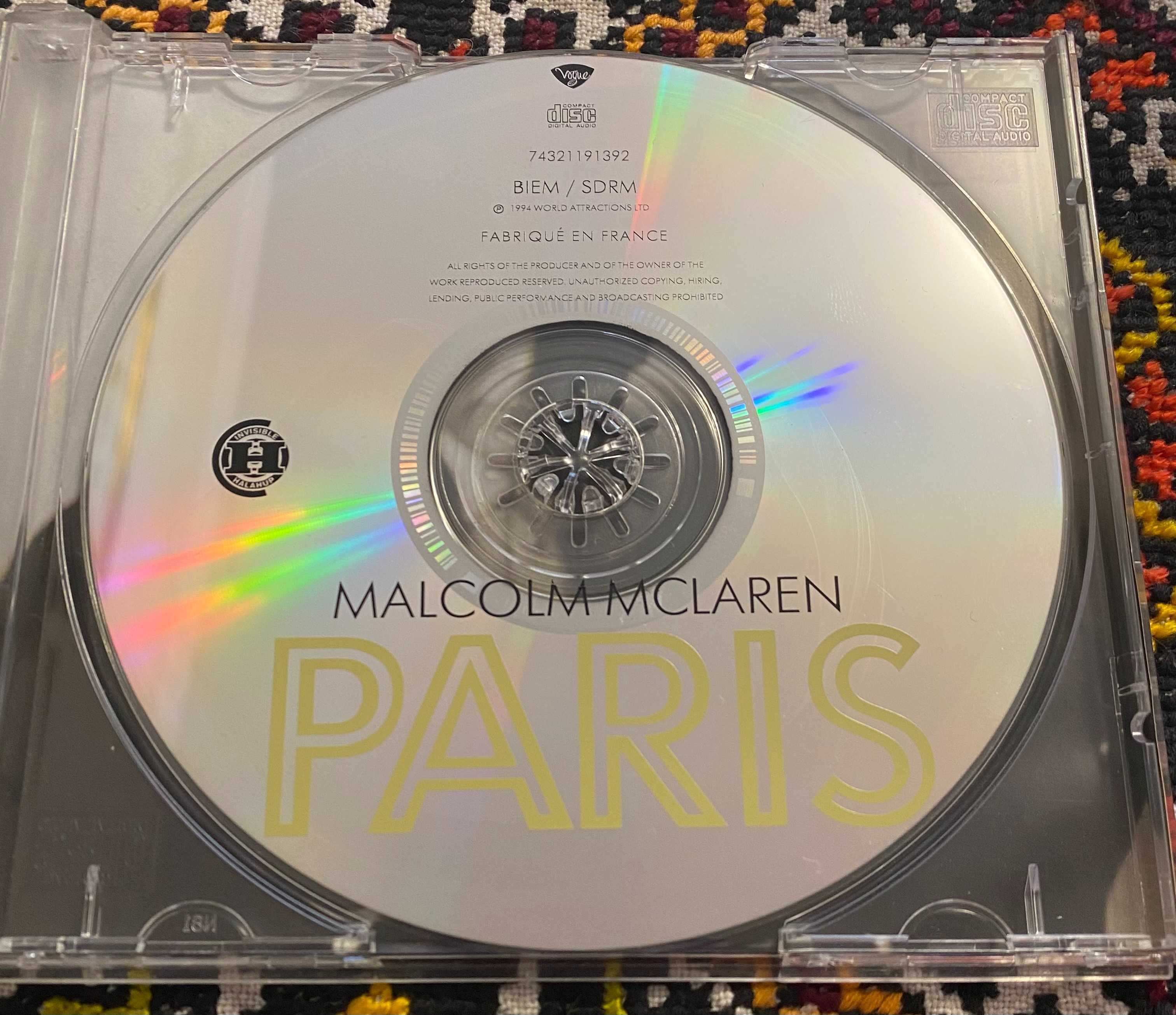 CD - Malcolm McLaren – Paris