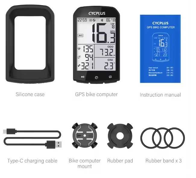 Licznik rowerowy CYCPLUS M1 GPS komputer na rower bezprzewodowy V2.0