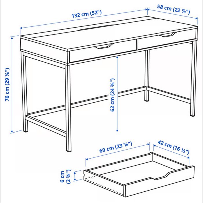 Biurko szkolne z sieci IKEA