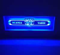 Scania Vabis  Lustro LED  na tylną ścianę, nad łóżko S01-BLUE