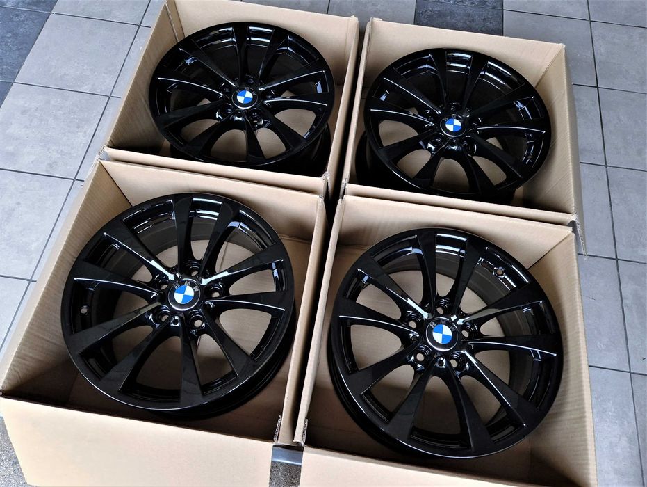 Alufelgi 17 5x120 BMW 1 3 X1 X3 F20 F30 E90 E46 E83 E84 E87 Czarne 46#