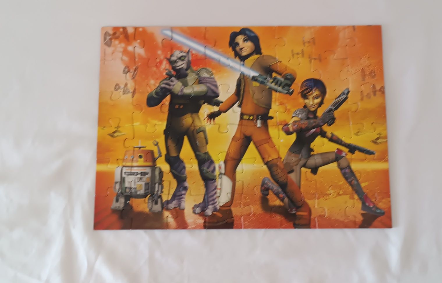 2 puzzles STAR WARS 4/5 anos
