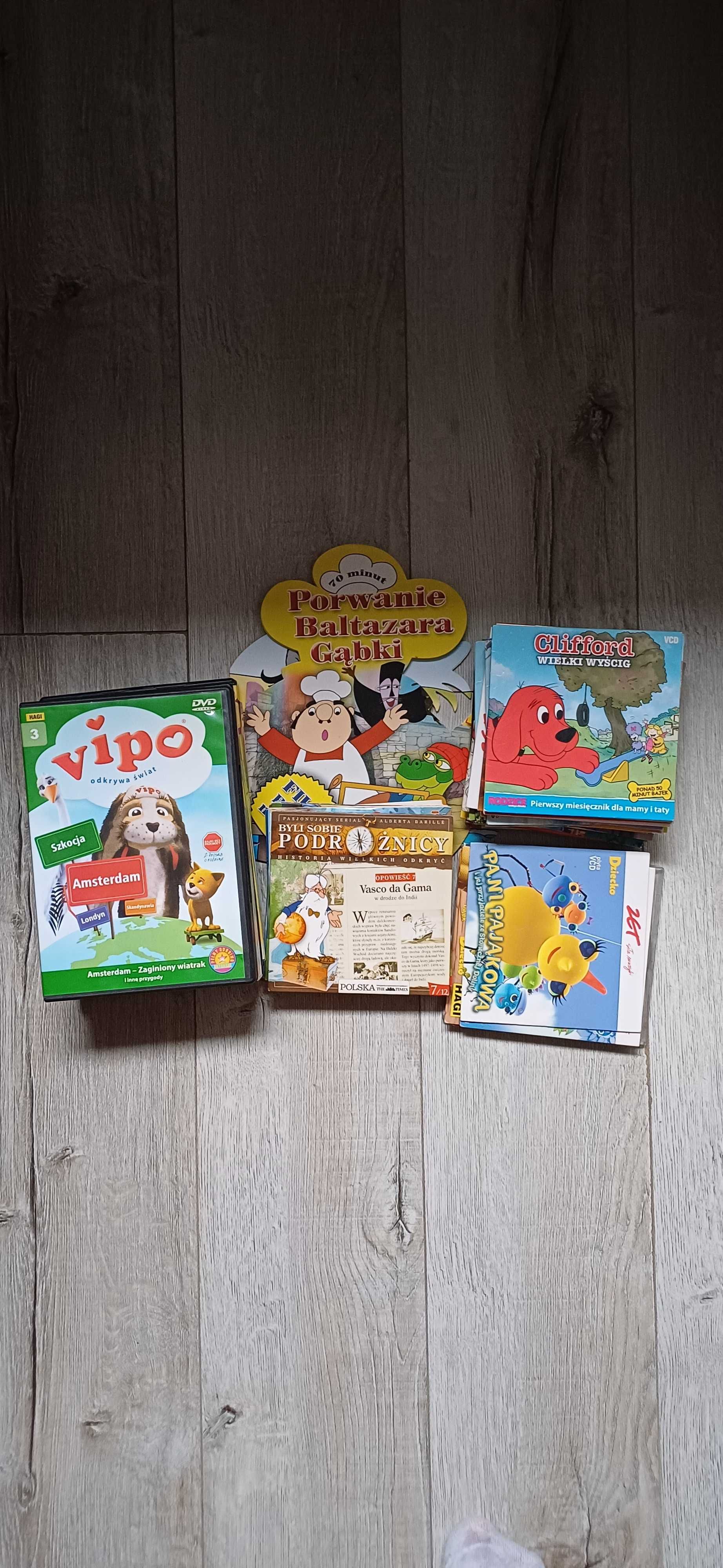 Duży Zestaw Kultowych Bajek Paddington Clifford, Pszczółka Maja i inne