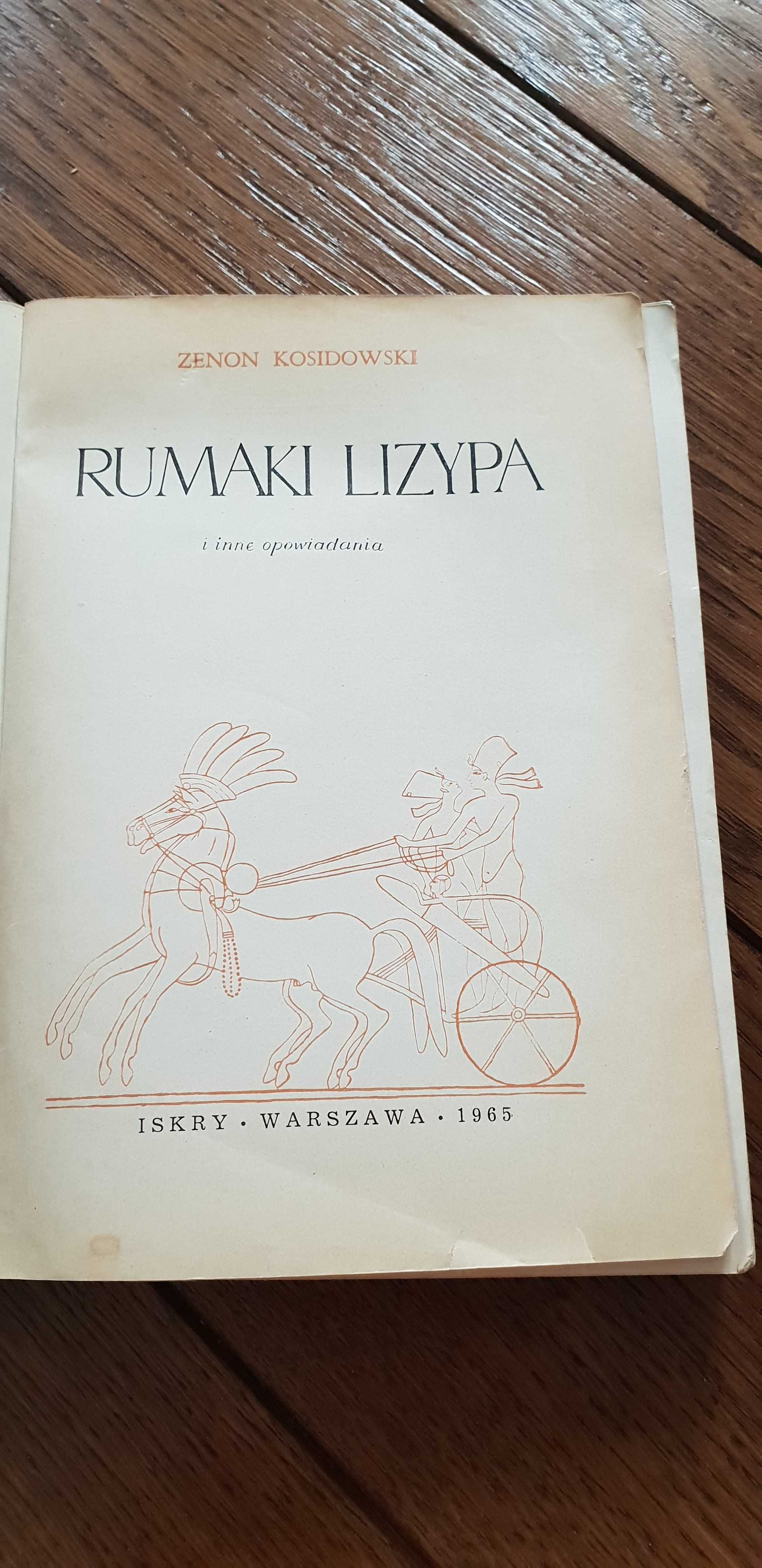 Książka rok 1965 "Rumaki Lizypa" Zenon Kosidowski