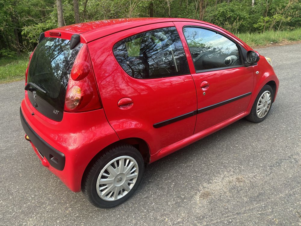 Peugeot 107, 1.0 benzyna, 5 drzwi, niski przebieg, Klimatyzacja!