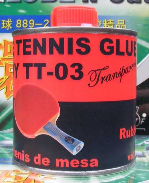 Klej do tenisa stołowego - TT-03 Transparent 250 ml. x2 - kauczukowy.