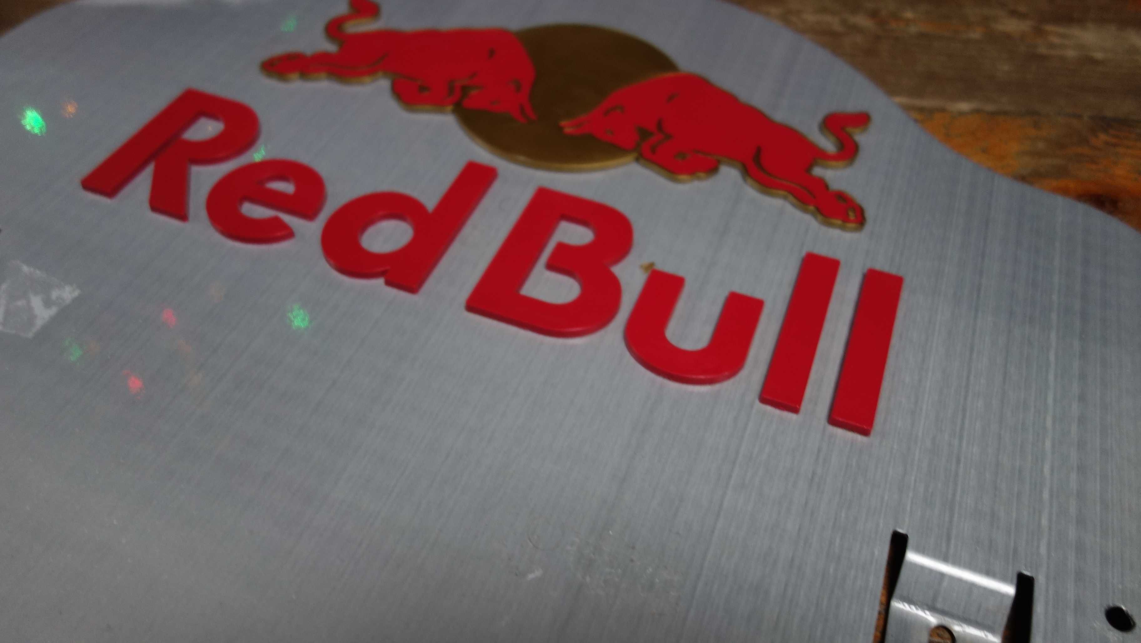 tablica reklamowa barowa metalowa red bull
