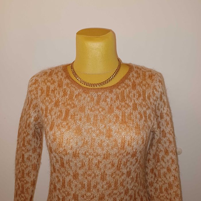 SOLAR sweter ciepły pudełkowy moher nylon akryl dla L/XL