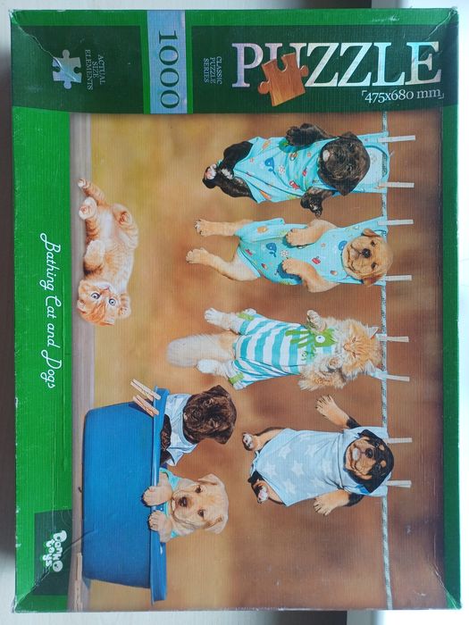 Пазли 1000шт,  всі елементи в наявності.