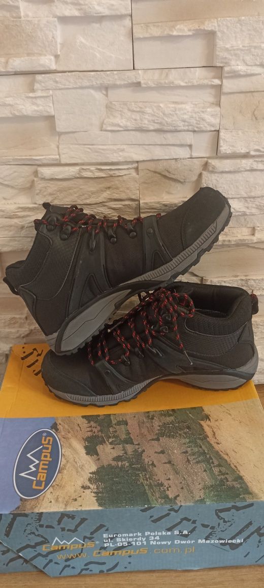 Nr 42 CAMPUS Nowe Buty Trekkingowe Membrana Nieprzemakalne