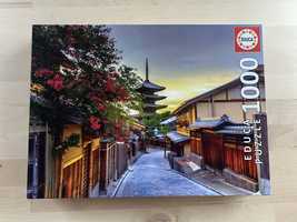 Puzzle Yasaka Pagoda Kyoto Japonia Educa 1000 części i klej Fix