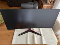 Monitor LG 34" 34GL750-B Ultrawide 144hz Curvo