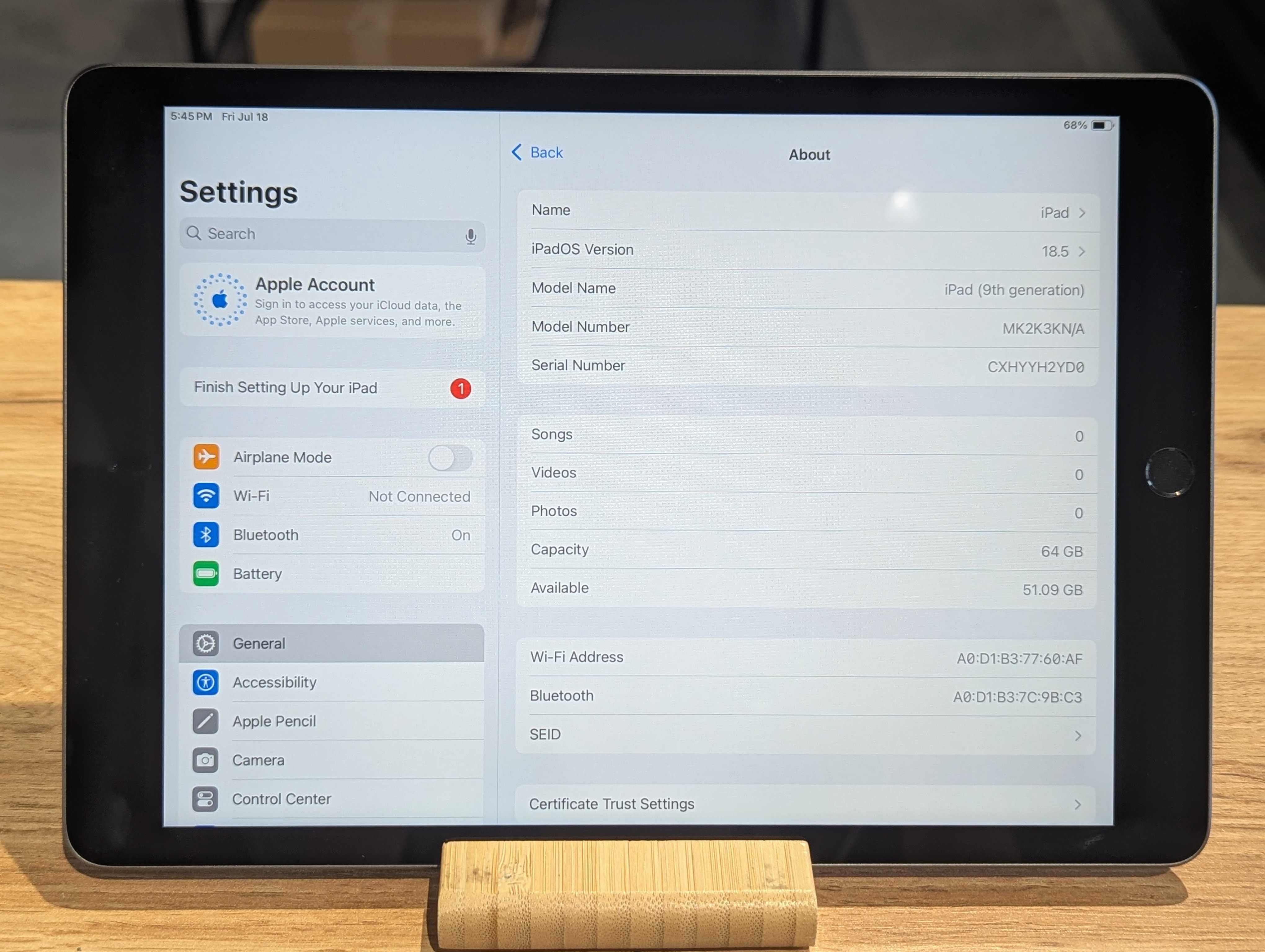 ipad 9th 2021 64gb wi-fi MDM