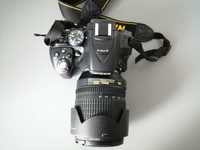 Lustrzanka Nikon D5300+obiektyw Nikkor 18-105mm f/3.5-5.6 stan idealny