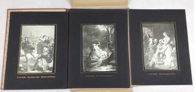 Fotograwiury, litografie, kolekcjonerski KlassikerGalerie 1890r, obraz