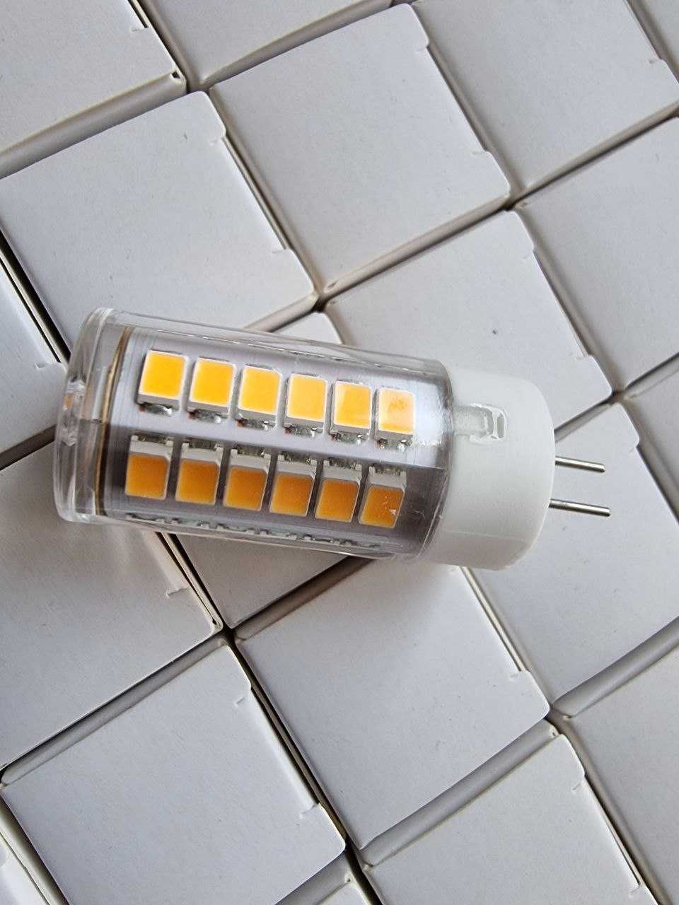 Светодиодная LED лампа 12V 3000 К теплый свет в стеклянном корпусе 5W