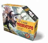 Puzzle Konturowe 100 I Am - Triceratops, Madd Capp