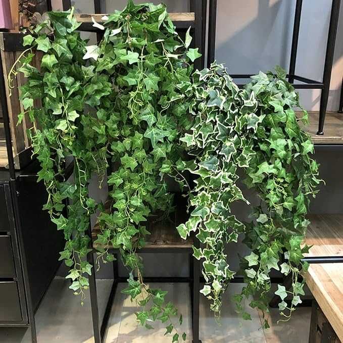 Newaner Girlanda ze sztucznego bluszczu 12 szt 2,2 m