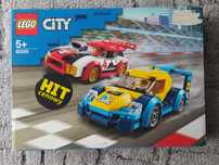 Wysyłka 0 zł. LEGO City auta wyścigowe 5 + , stan Bardzo Dobry