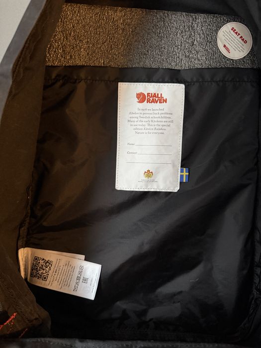 Plecak Kanken Rainbow - 550-907 Black- Rainbow Pattern