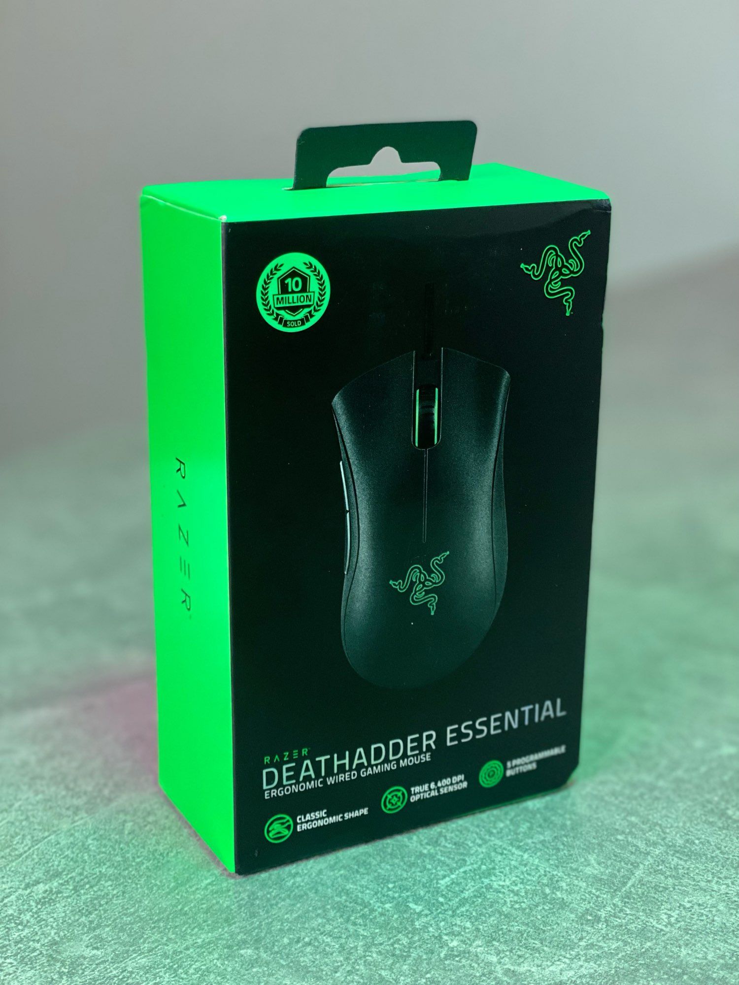 Мишка ігрова RAZER  DeathAdder Essential USB Black 6400DPI