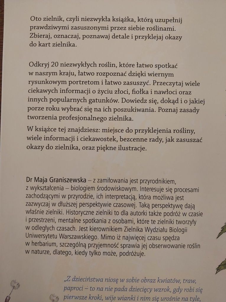 Mój pierwszy zielnik Maja Graniszewska