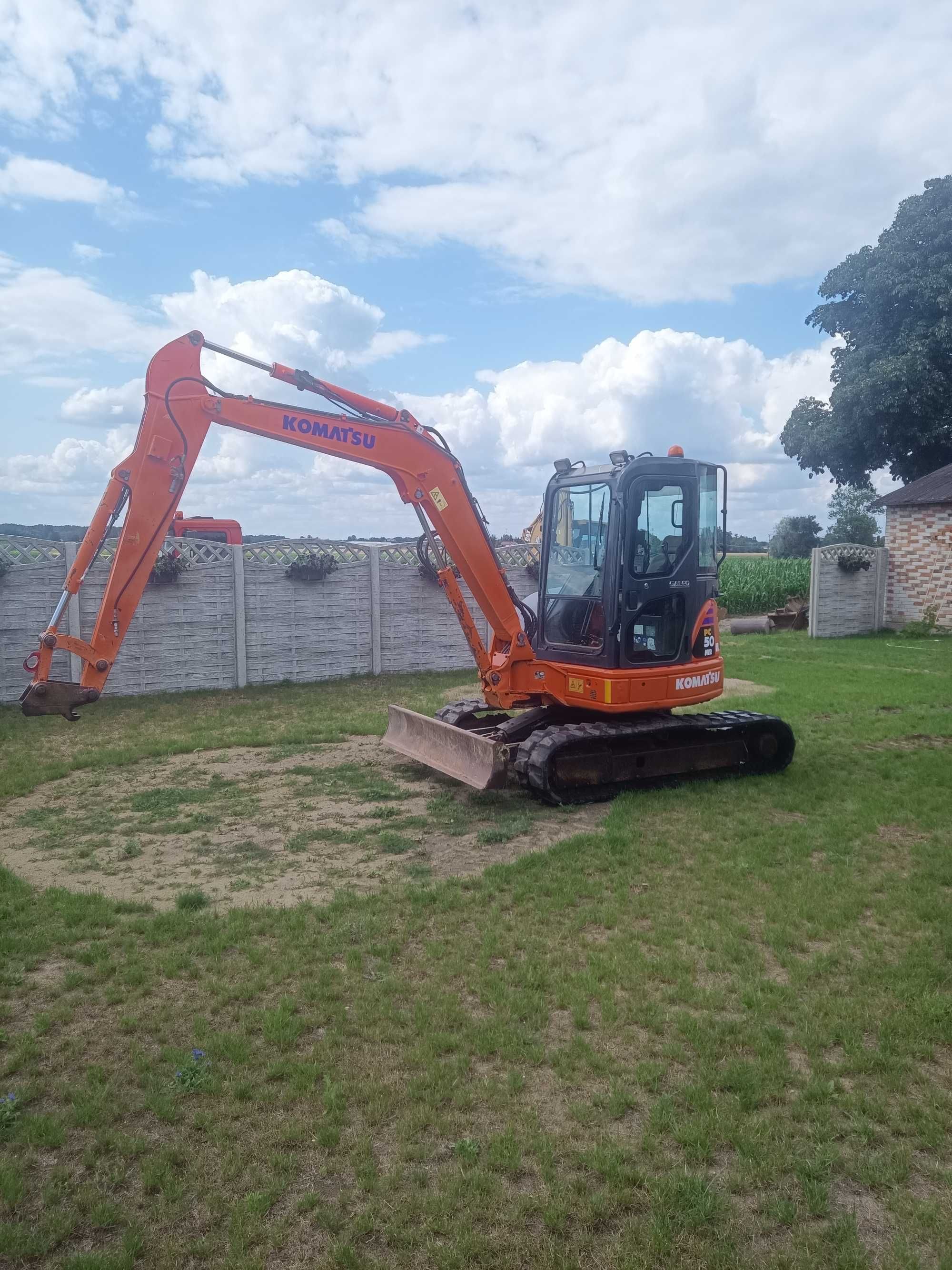 Koparka gąsienicowa komatsu PC 50