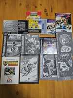 Vários manuais para jogos Sega