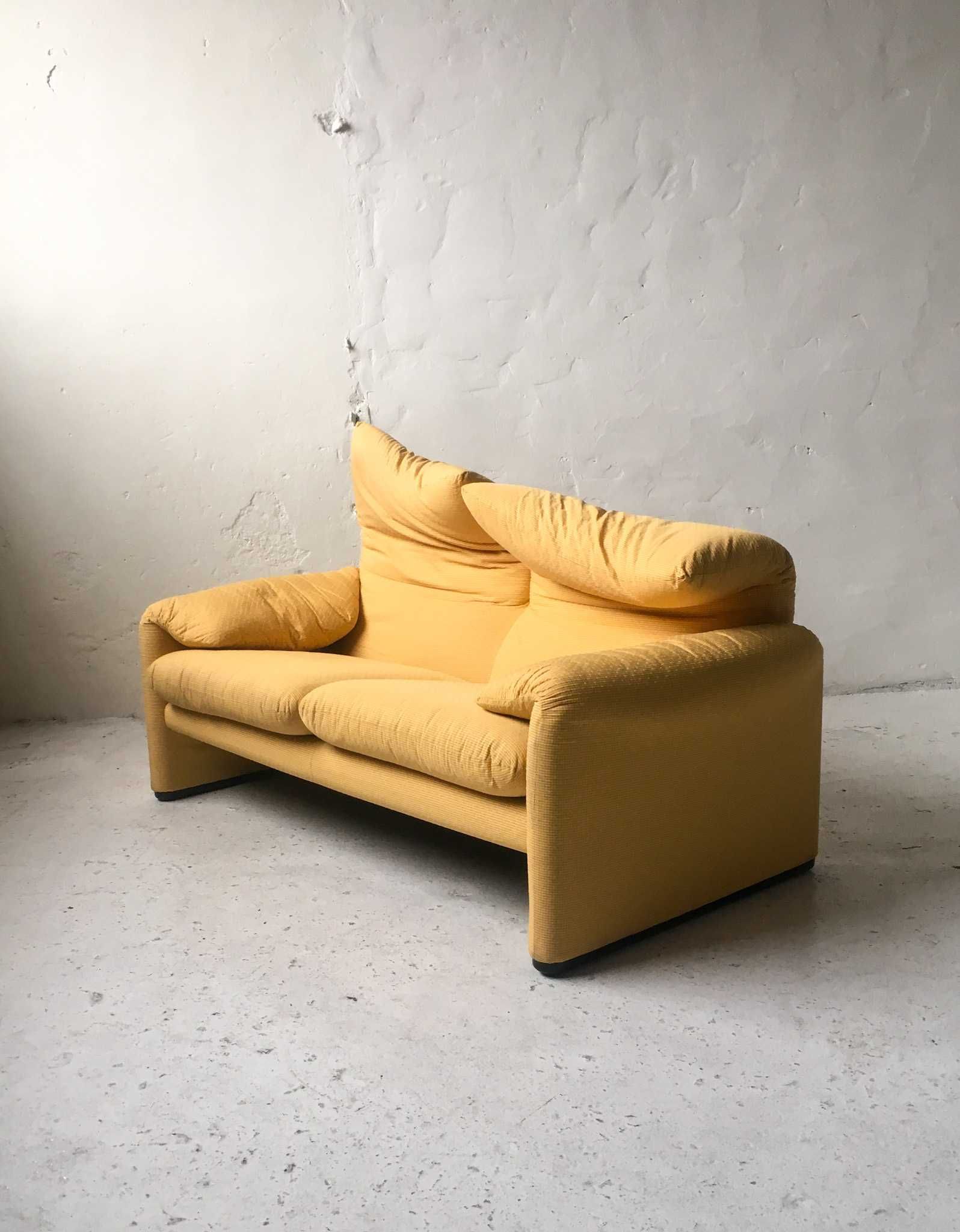 Cassina włoskie sofy Maralunga Vico Magistretti lata 70 vintage #5