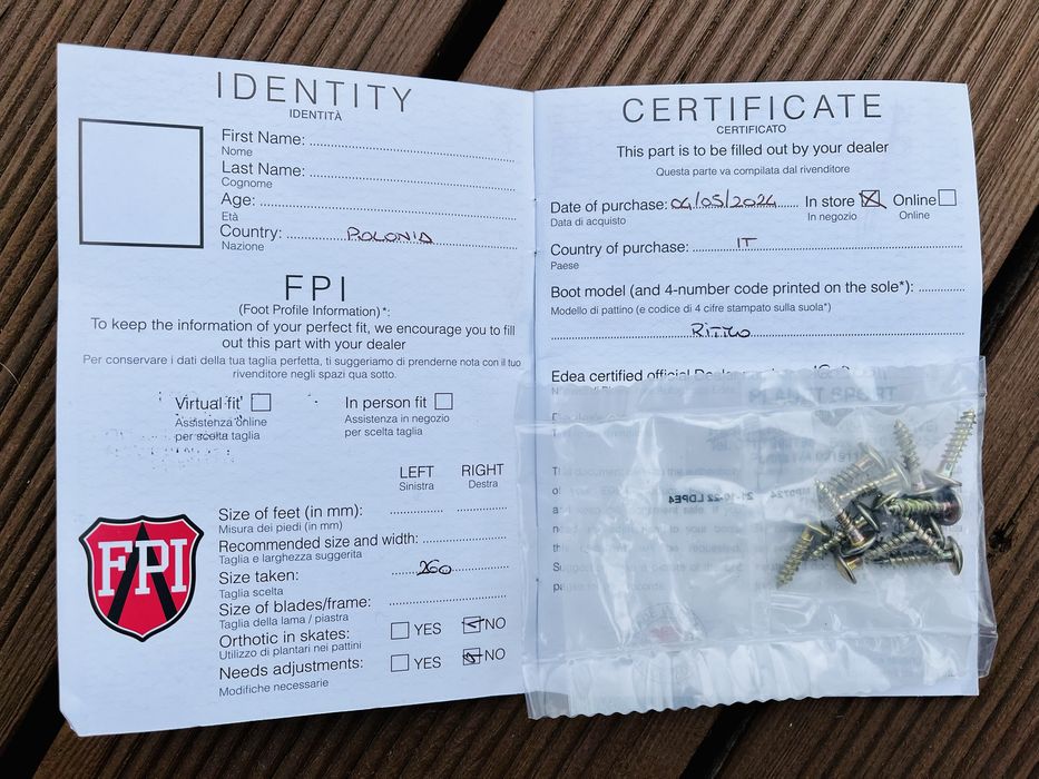 Buty Edea Ritmo rozm 260 C Rolki, wrotki figurowe