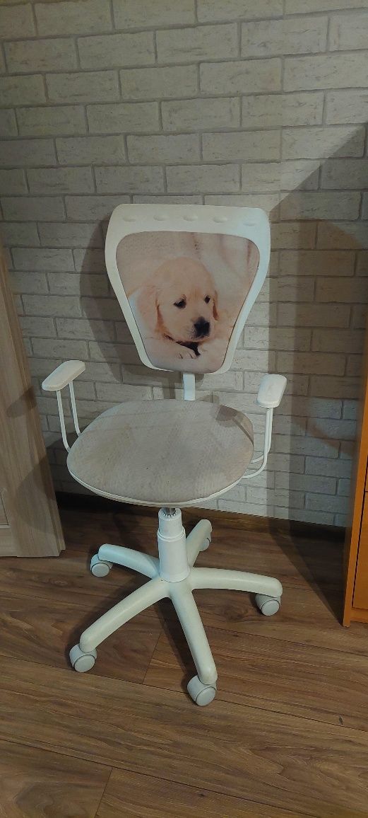 Fotel biurkowy dla dziecka ministyle WHITE