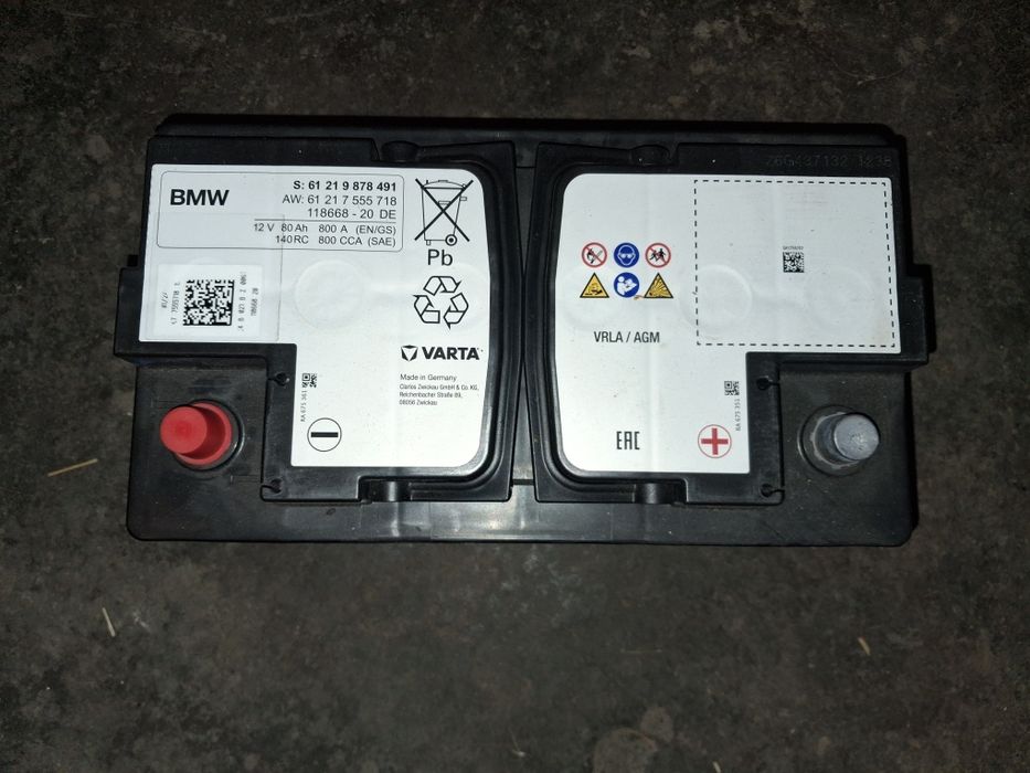 Akumulator BMW AGM 80Ah 800A