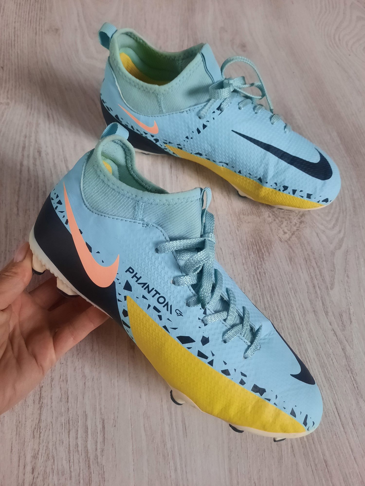 Бутсы Nike Phantom GT II Academy с чулком копочки копы бампы 37-37.5