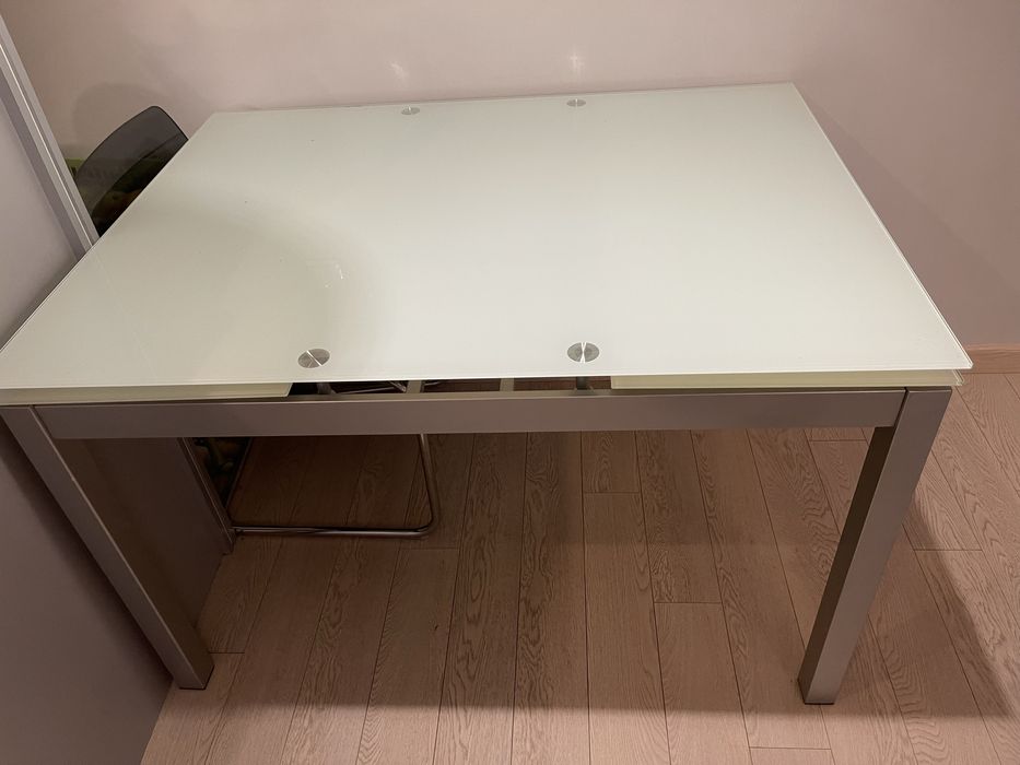 Stół szklany rozkładany 120/200cm x 90cm