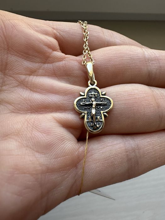 Золотий хрестик Онікс