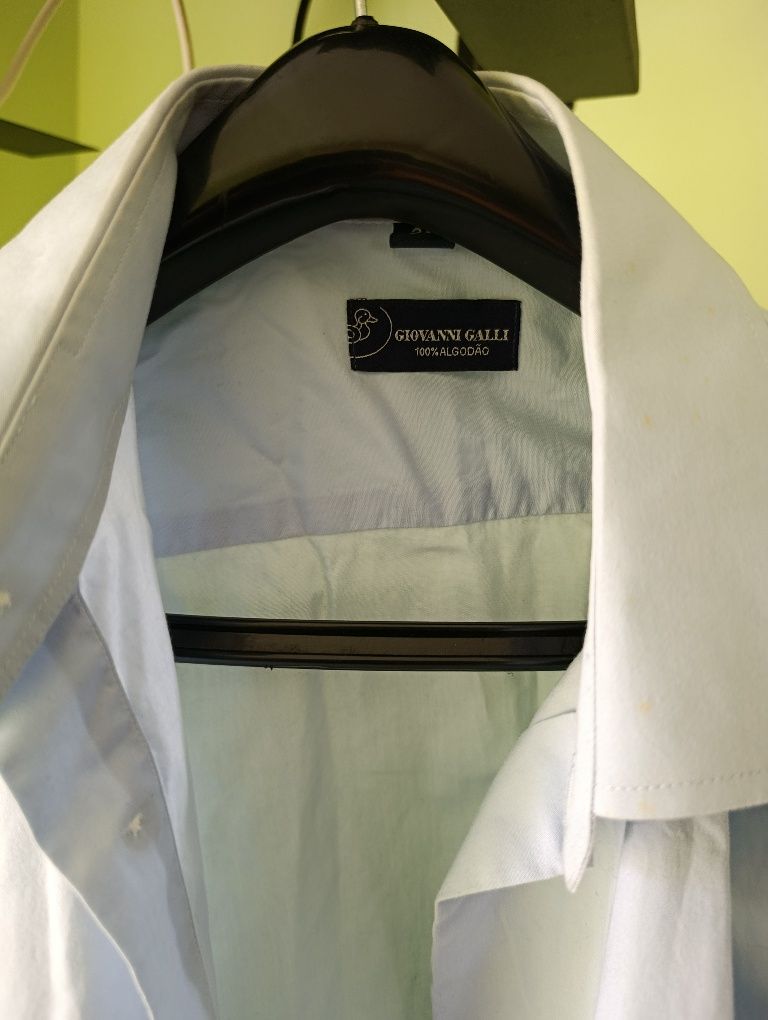 Camisa Giovanni galli azul