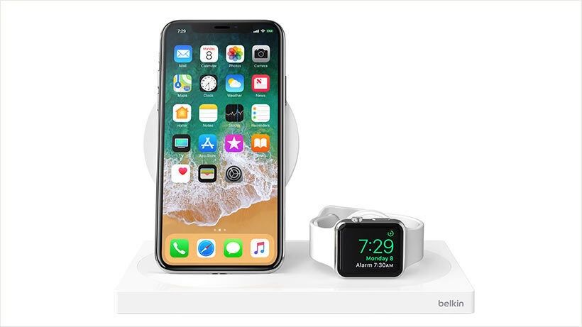 Бездротова зарядка belkin для телефону годиннику iphone apple watch