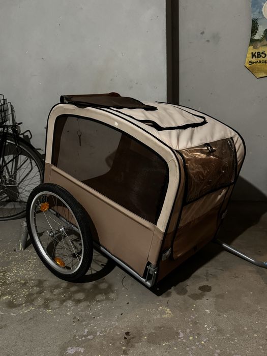 Przyczepka rowerowa dla psa