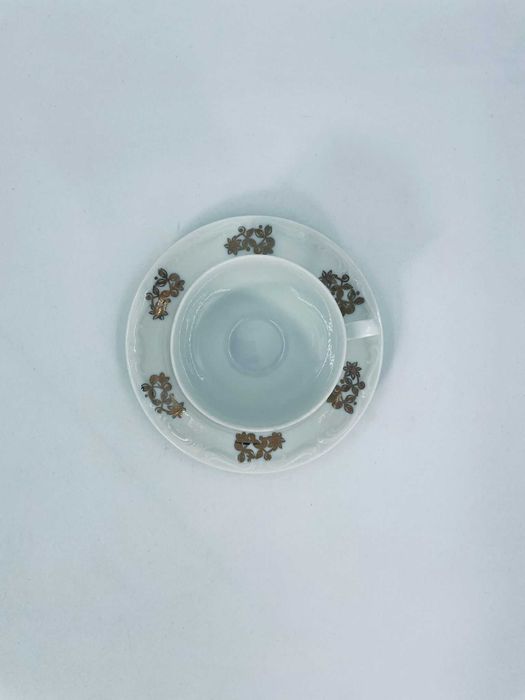 Zestaw śniadaniowy Filiżanka kolekcjonerska Polskiej marki Bogucice