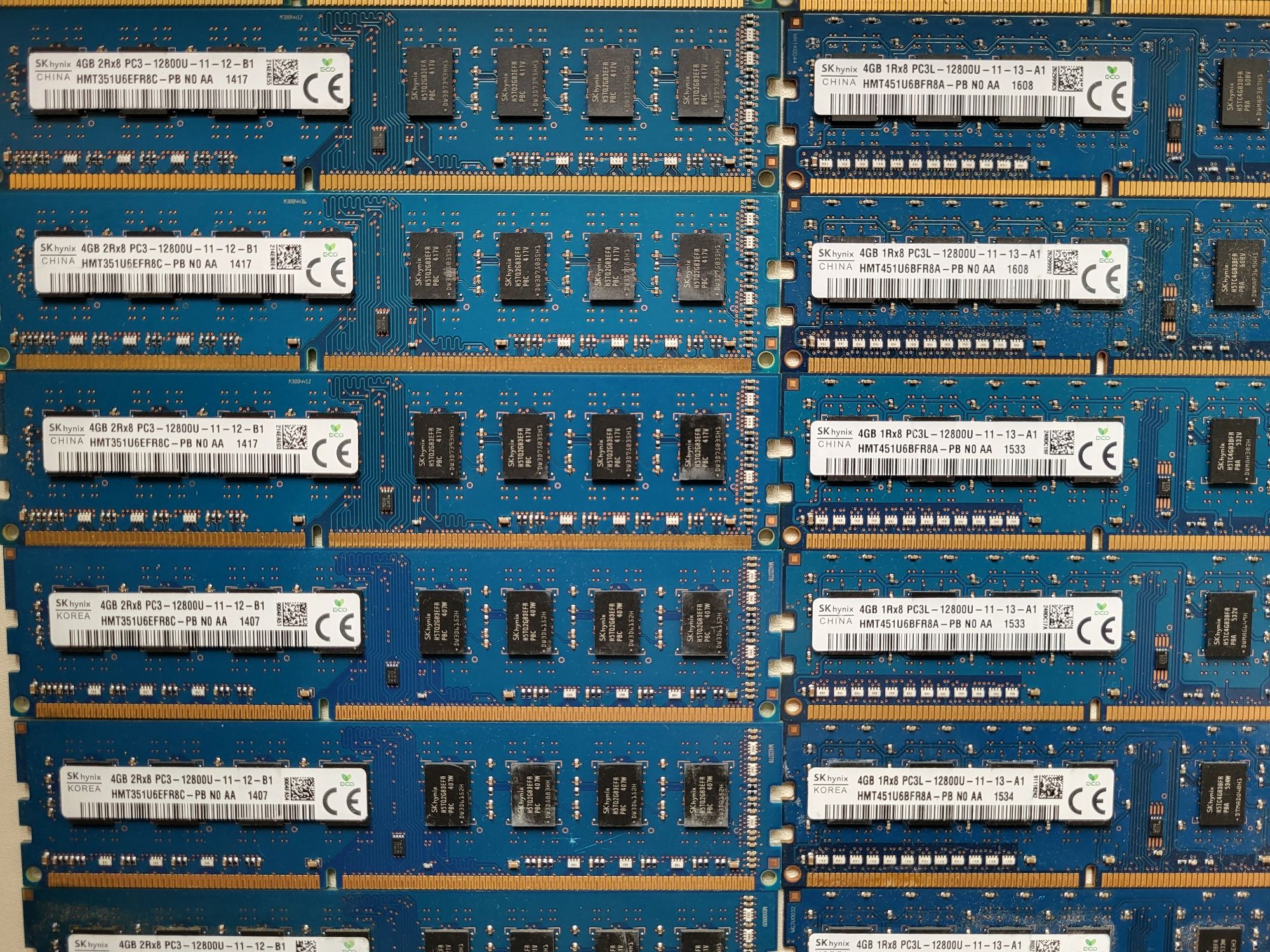Оперативна пам'ять 4GB DDR3, DDR3L 1600мгц, 1333мгц  в асортименті!
