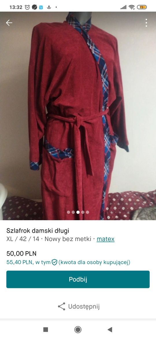 Szlafrok Unisex Matex