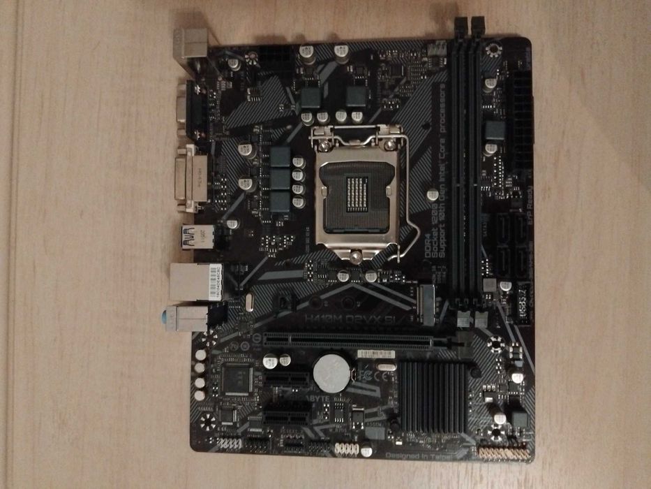 Комплект, материнская плата Gigabyte H410 + процессор IIntel i3 10100f